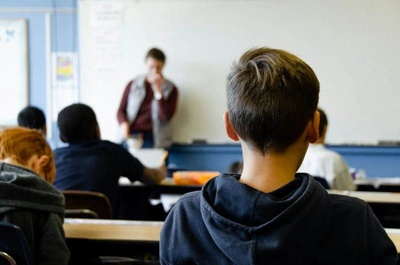 Transition To Middle School as students participate in a classroom lesson and adapt to new subjects, teachers, and learning routines.